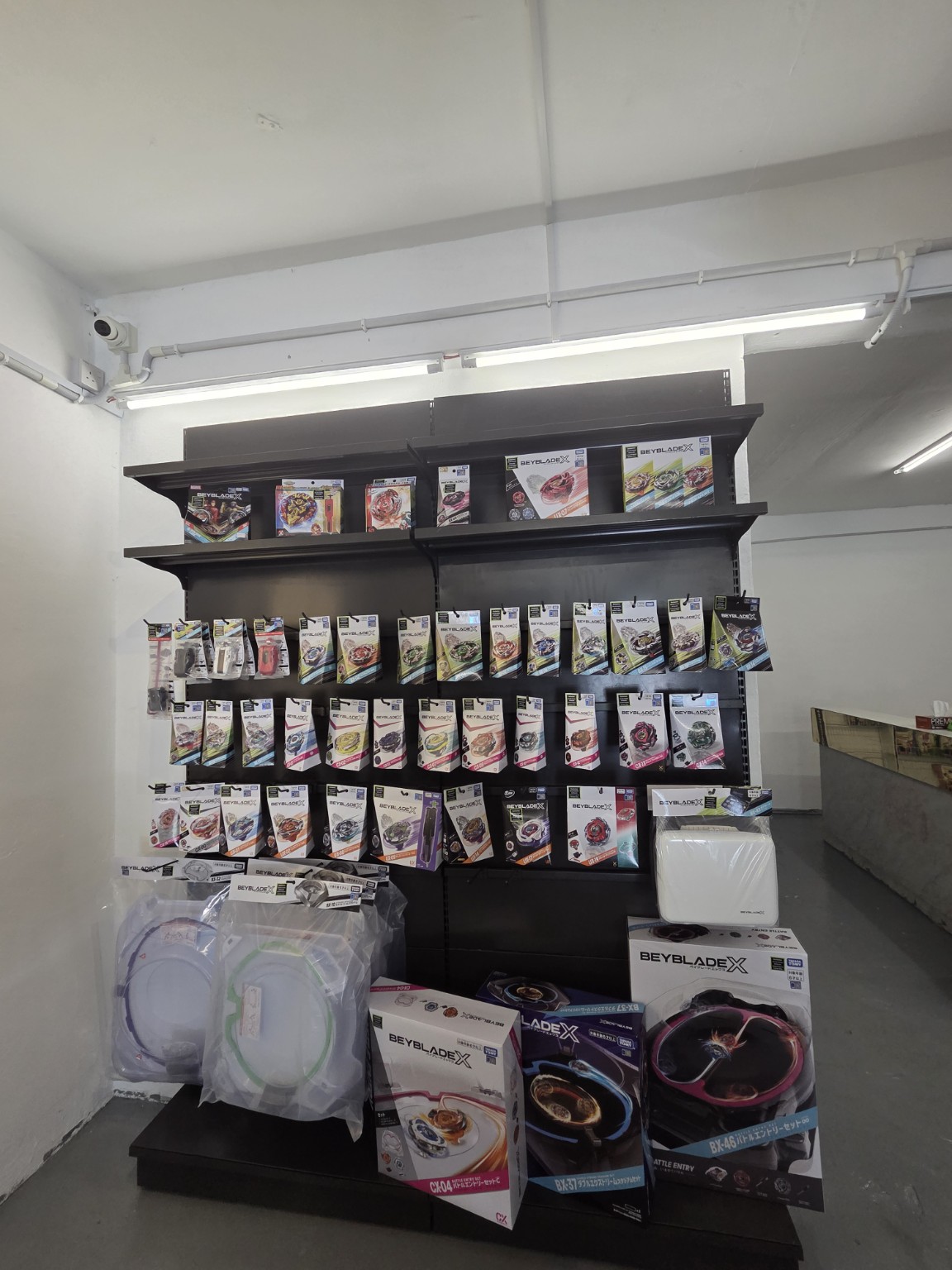 Beyblade X retail display